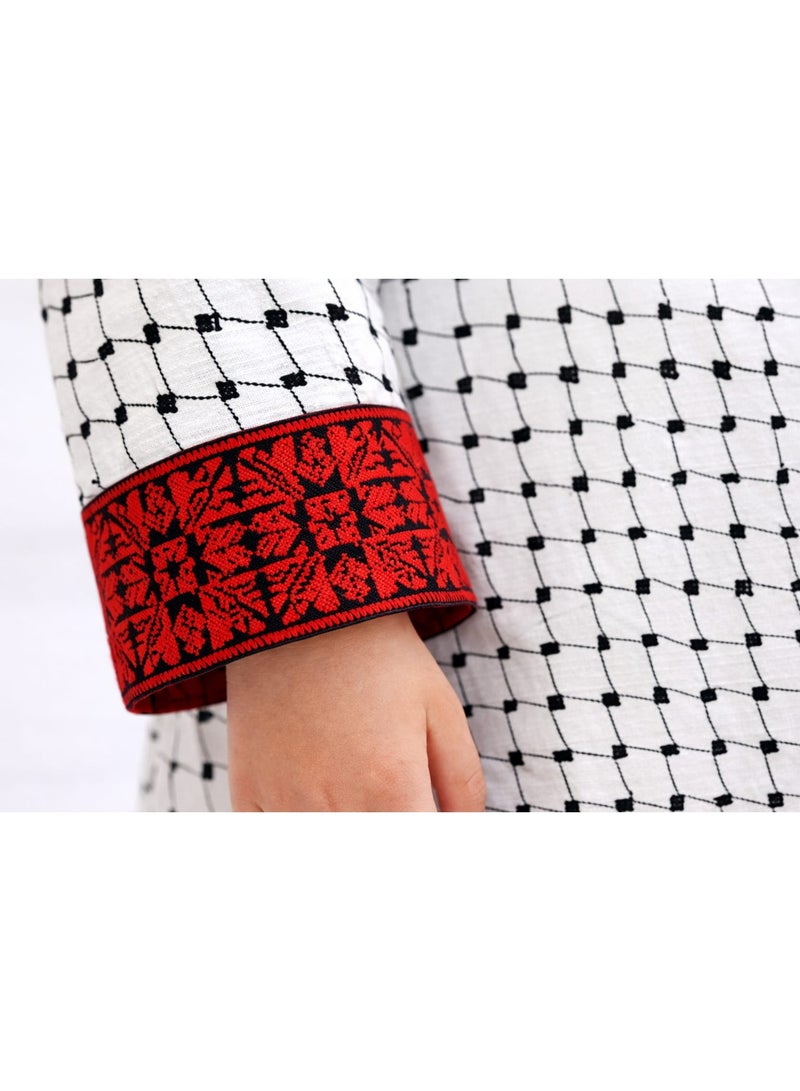 3DM Palestinian Embroidered Traditional Dress for Girls - Image 4